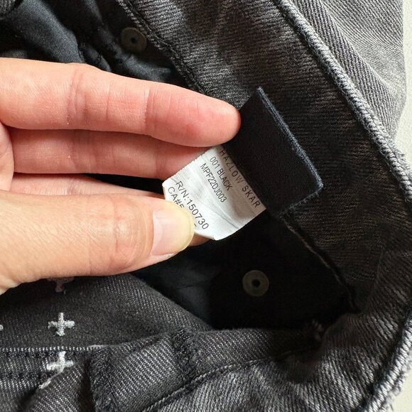 Ksubi Hazlow Striker Straight Fit Button Fly Jeans - Men's Size 30*31 - Black - Picture 6 of 10